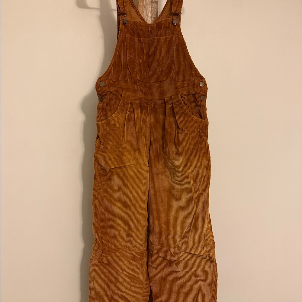 Christy Dawn Corduroy Overalls in Rust